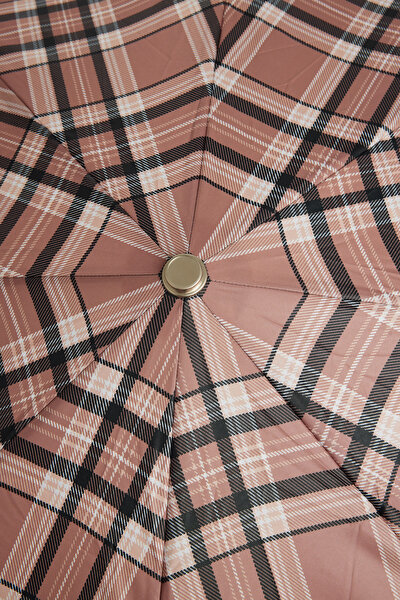 CHECK ECRU UMBRELLA 3