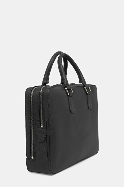 SİYAH MONOGRAM DERİ ÇANTA 3
