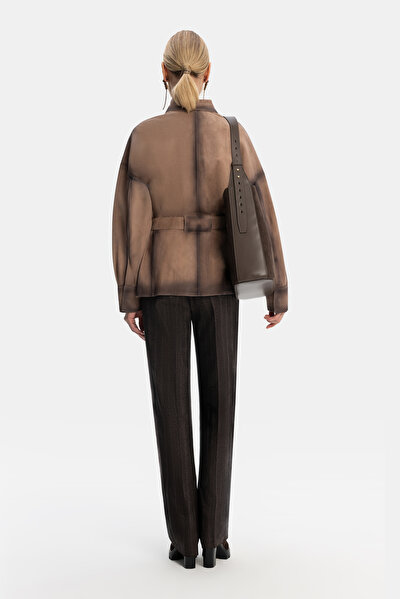 MINK SUEDE JACKET 4