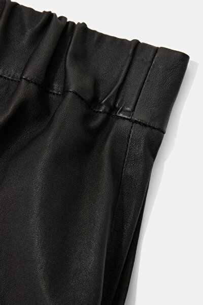 SİYAH STRAİGHT CUT PANTOLON 4