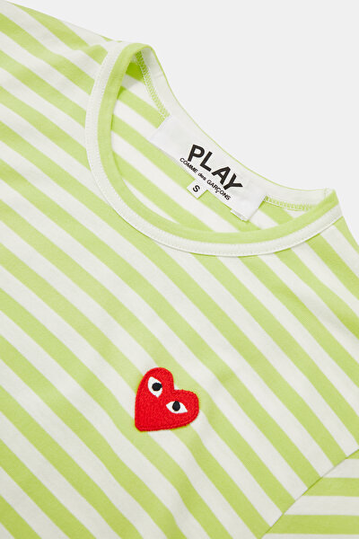 WHITE BICYCLE COLLAR STRIPED TSHIRT 3