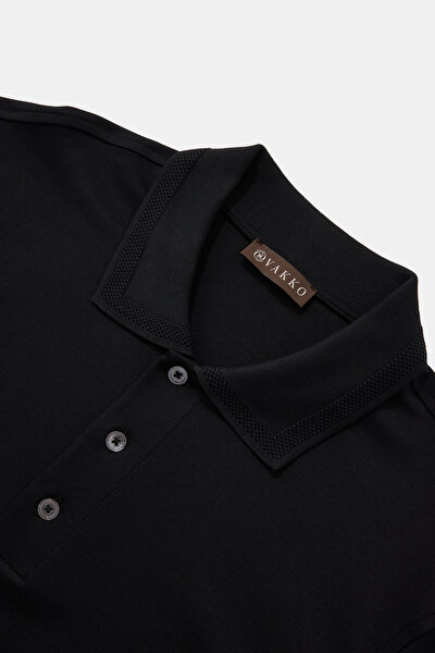 DÜĞMELİ POLO YAKA KISA KOL T-SHIRT 3