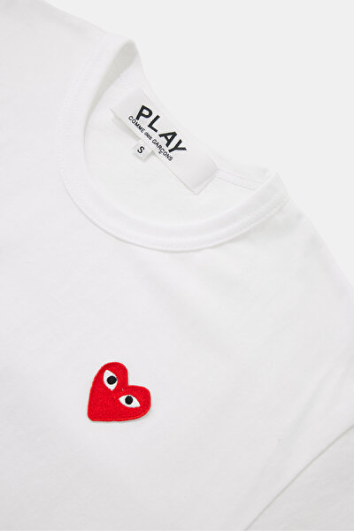 BEYAZ BİSİKLET YAKA T-SHIRT 3
