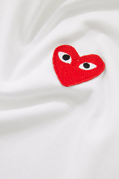 BEYAZ BİSİKLET YAKA T-SHIRT 4