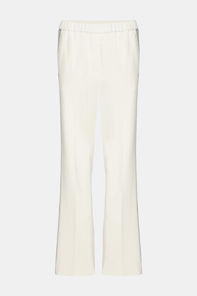 EKRU WIDE LEG SPOR PANTOLON 4