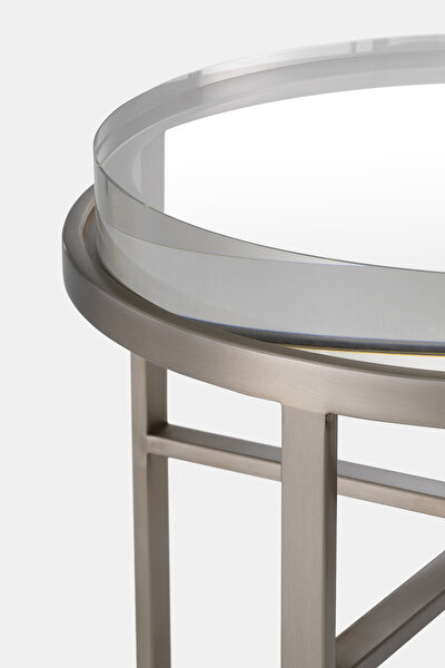 SIDE TABLE HOXTON BRUSHED STEEL 5