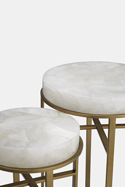 SIDE TABLE HOXTON VINTAGE BRASS 5