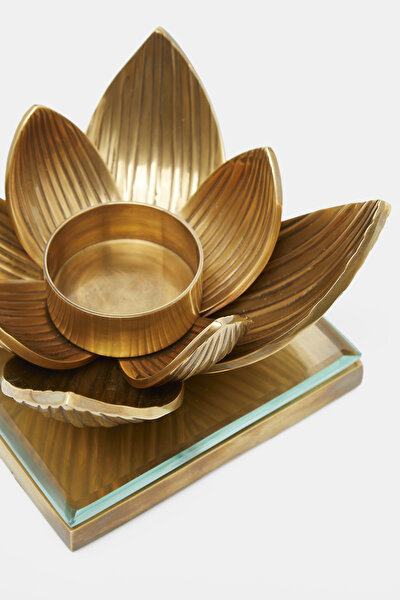 ÇİÇEK MOTİFLİ TEALIGHT MUMLUK 3