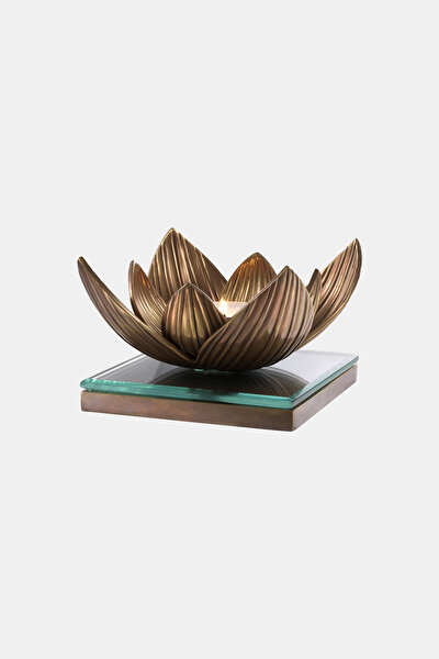 ÇİÇEK MOTİFLİ TEALIGHT MUMLUK 3