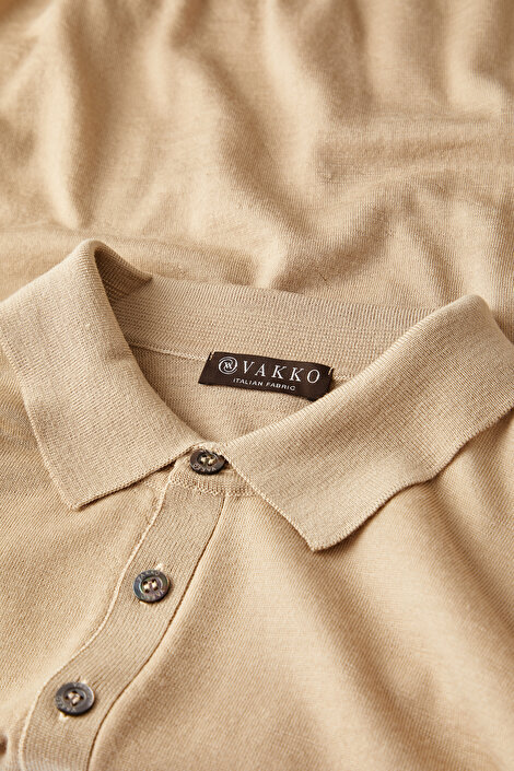 CAMEL POLO YAKA TRİKO_3