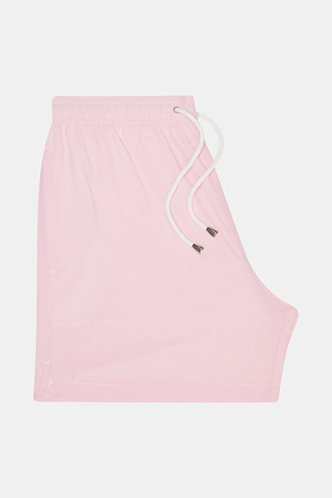 PEMBE LASTİKLİ MAYO