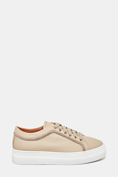 BEJ DERİ SNEAKER