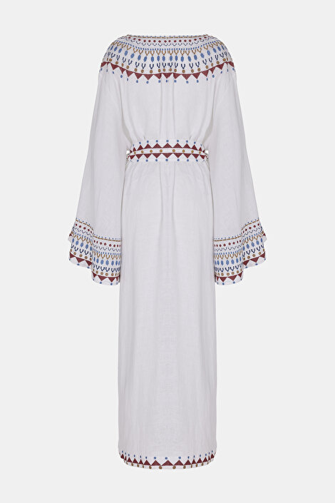 BEYAZ KETEN KAFTAN_2