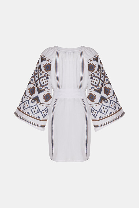 BEYAZ KETEN KAFTAN_2