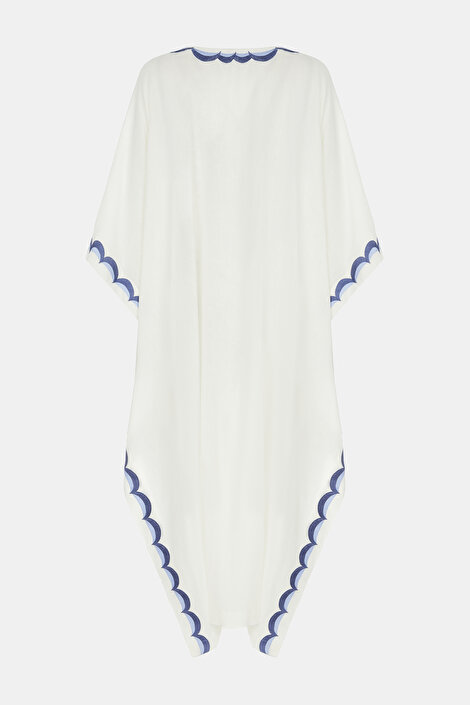 EKRU KETEN PAMUK KAFTAN_2