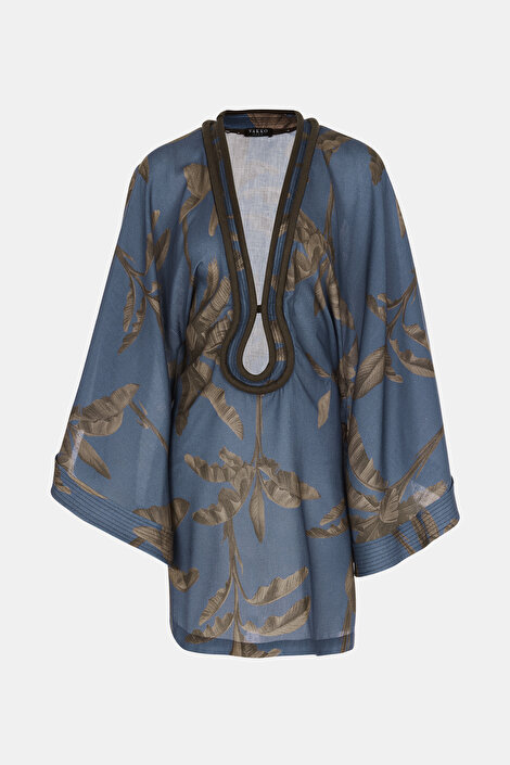 LACİVERT KAFTAN