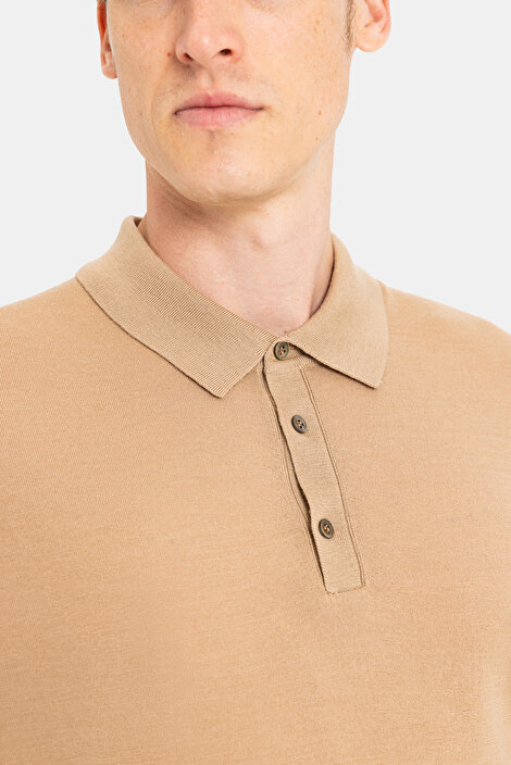 CAMEL POLO YAKA TRİKO_4