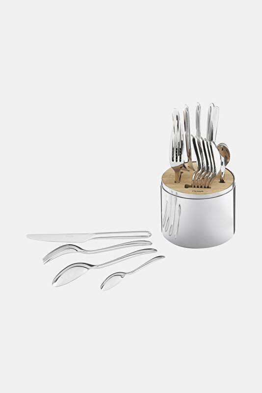 FLATWARE SET FOR 6 PEOPLE (24 PIECES) ESSENTIEL STAINLESS ST
