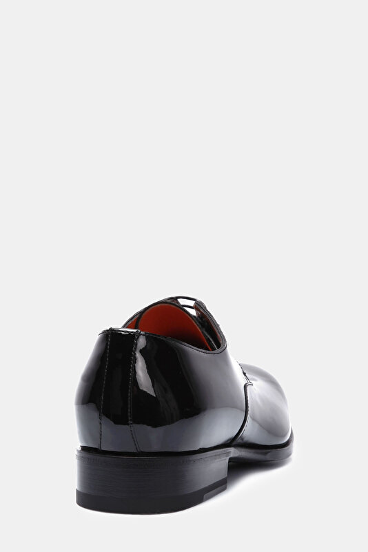 LACE UP PATENT LEATHER BLACK SHOES 3