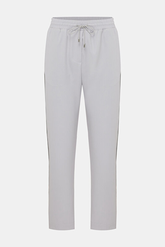 LIGHT GREY STRAIGHT CUT TROUSERS