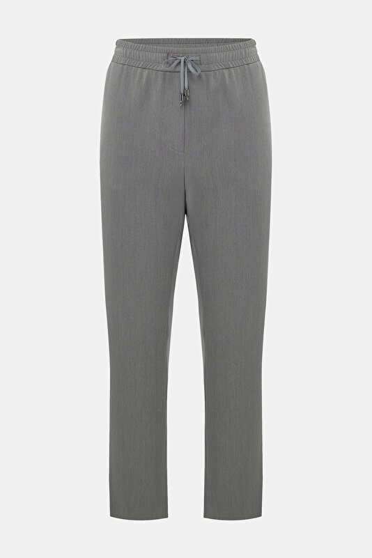 DARK GREY STRAIGHT CUT TROUSERS