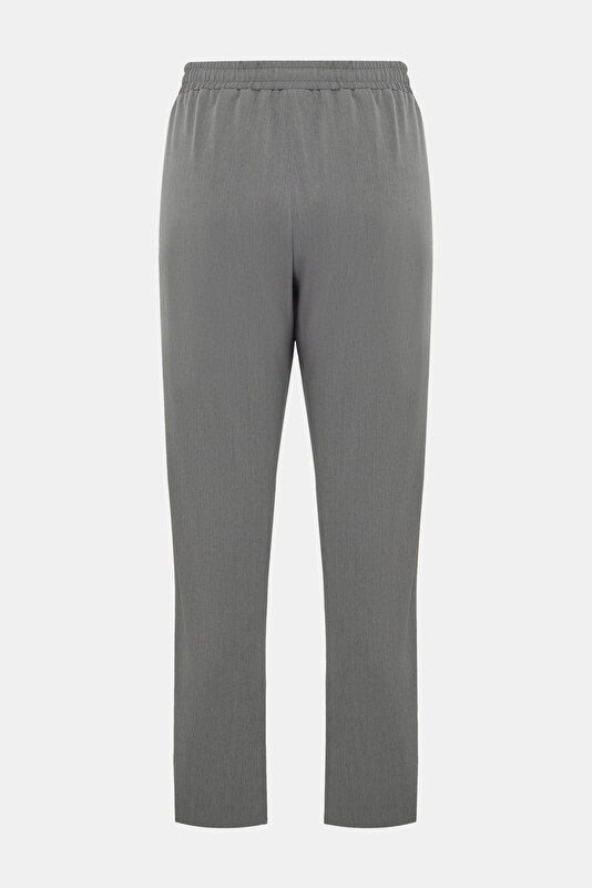 DARK GREY STRAIGHT CUT TROUSERS 2