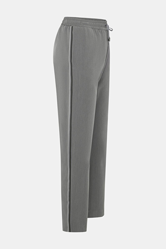DARK GREY STRAIGHT CUT TROUSERS 3