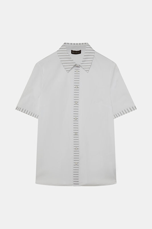 WHITE SHORT SLEEVE SHIRT