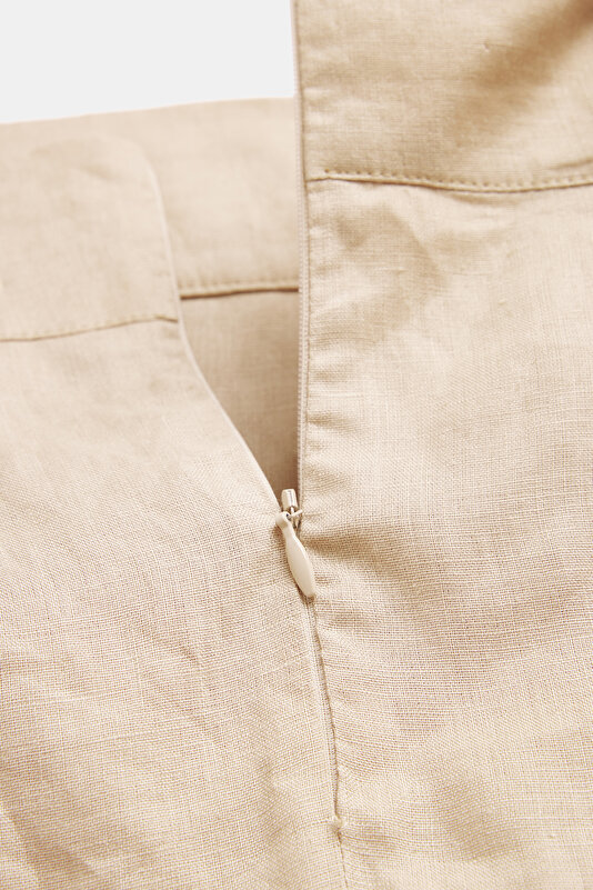 MINK EMBROIDERED LINEN SKIRT 4