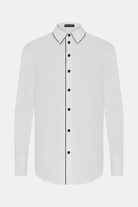 WHITE LONG SLEEVE SHIRT