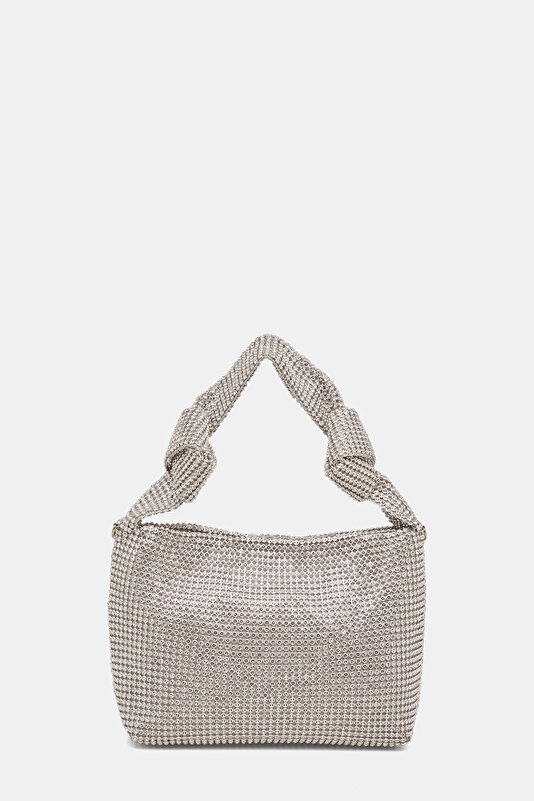 SILVER TEXTURED BAG