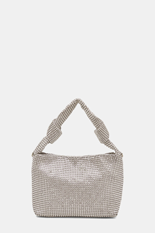 SILVER TEXTURED BAG 3