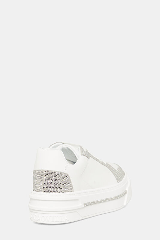 SILVER LEATHER SNEAKER KADIN 3