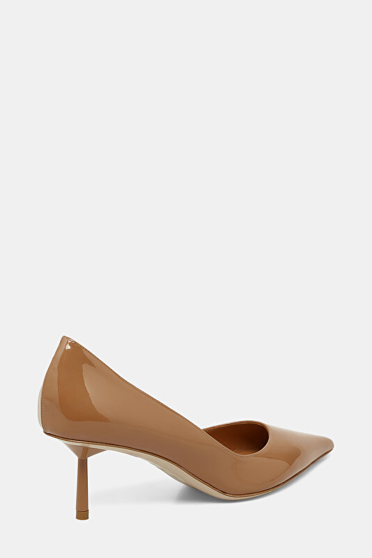 CARAMEL PATENT LEATHER SHOE 3