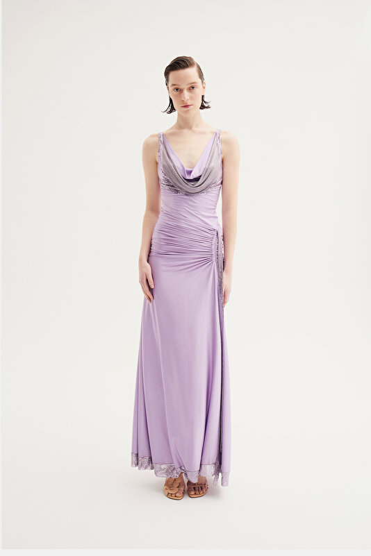 LILAC MIDI DRESS