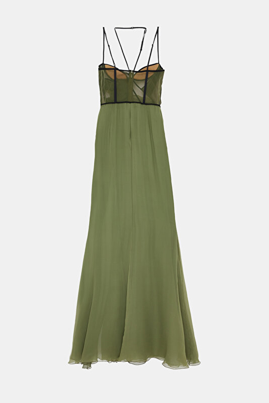 GREEN MAXİ DRESS 2