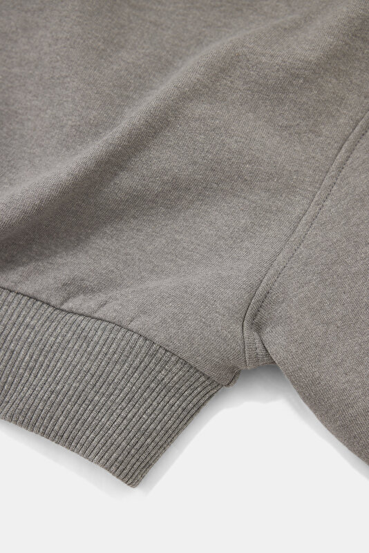 LIGHT GREY BOAT NECK SWEATSHIRT 4