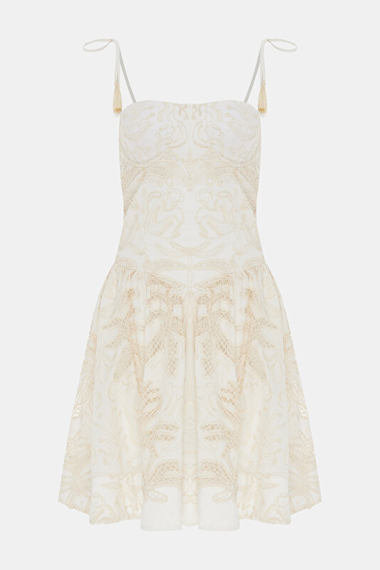 CREAM DRESS