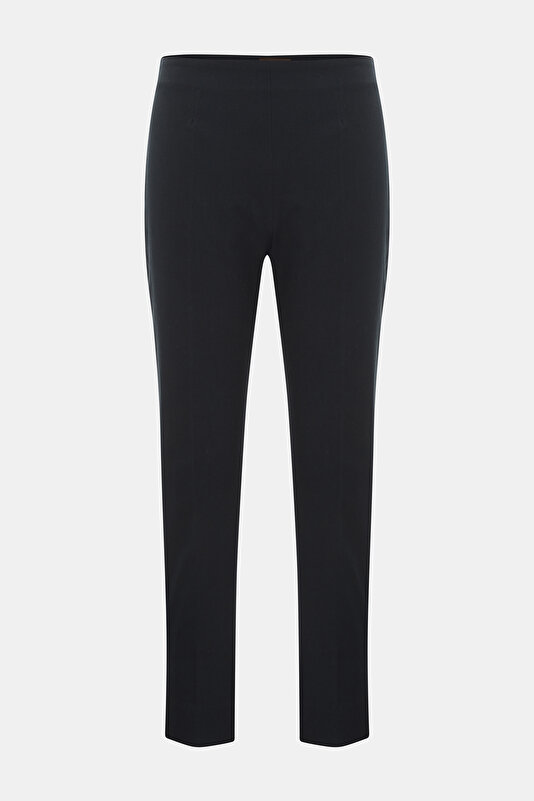 NAVY BLUE SKINNY LEG TROUSERS