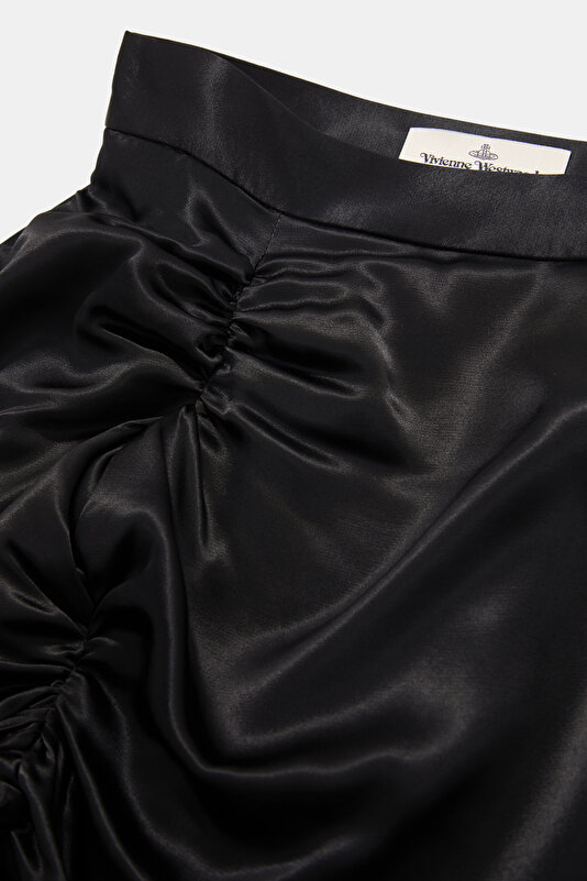 BLACK VISCOSE SKIRT 3