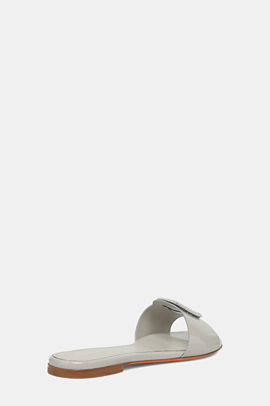 GREY LEATHER SLIPPER 3