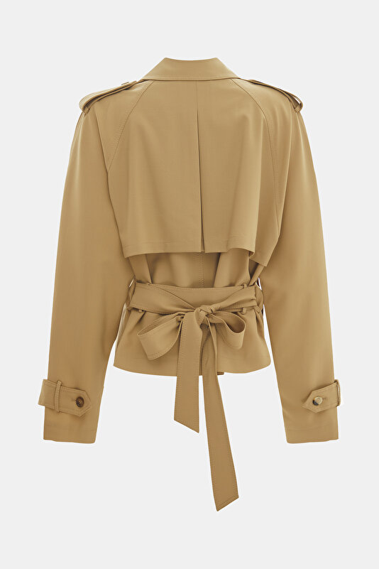 LIGHT BROWN TRENCH COAT 2