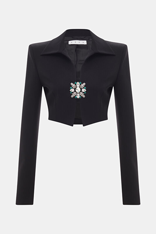 BLACK WOOL JACKET