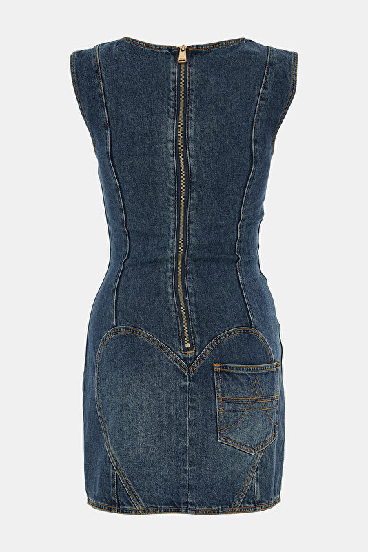 DARK BLUE MINI DRESS 2