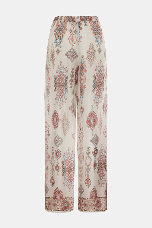 BLUE WIDE LEG TROUSERS 2