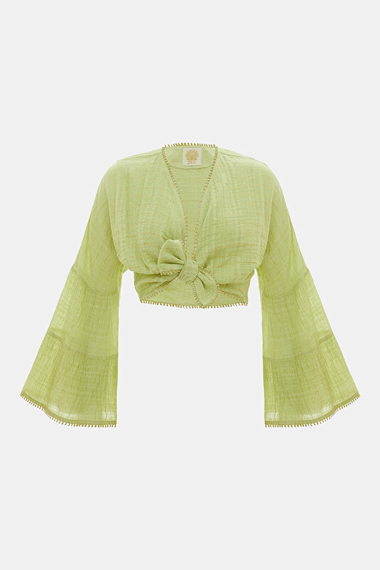 LIGHT GREEN BLOUSE