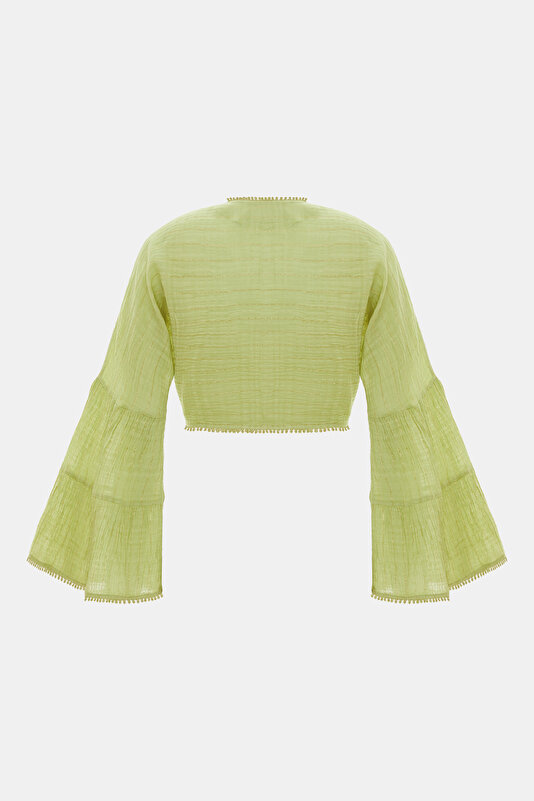 LIGHT GREEN BLOUSE 2