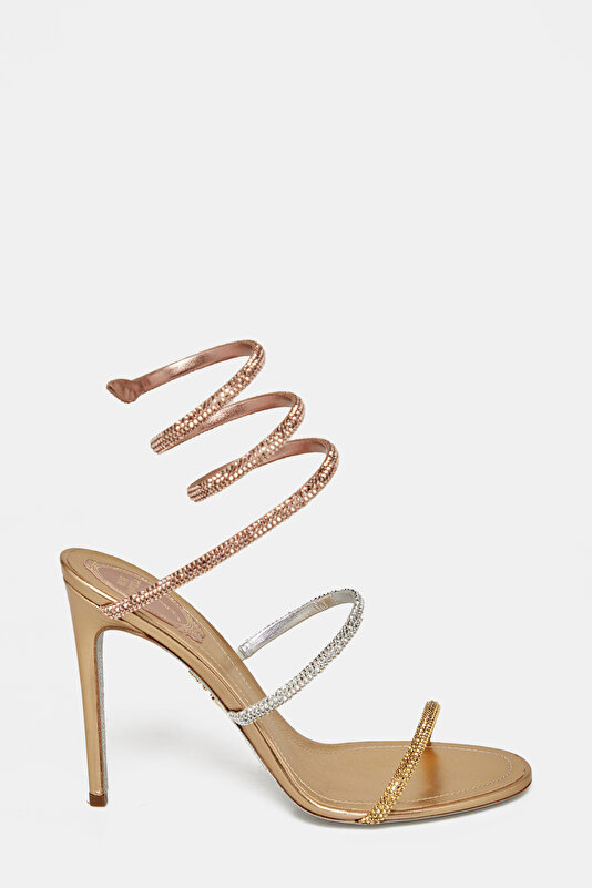 SILVER LEATHER SHOES