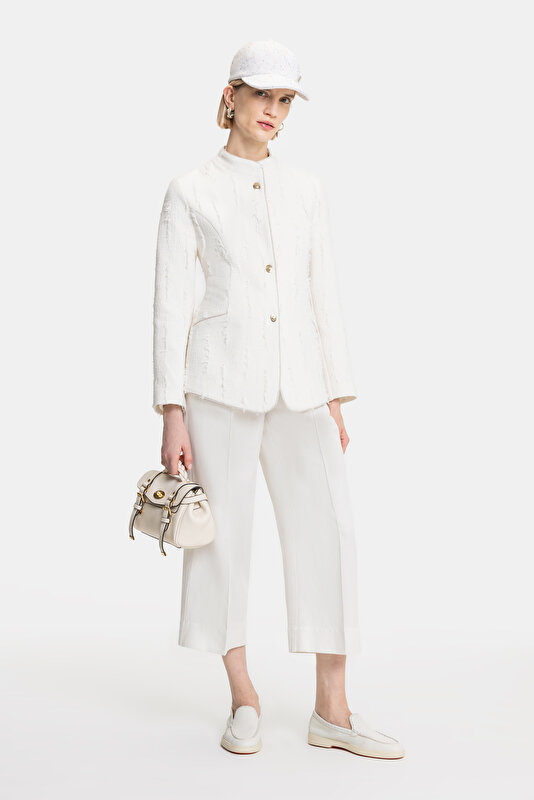 NATURAL UPRIGHT COLLAR JACKET 4