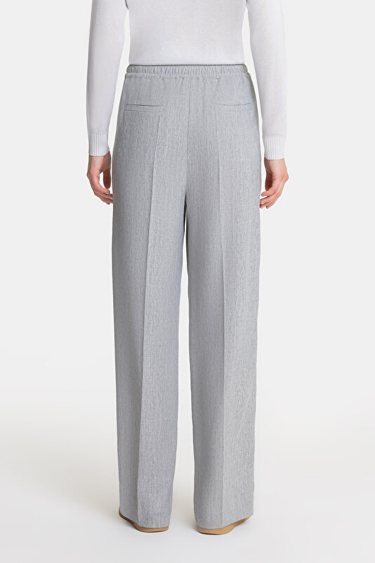 GREY WIDE LEG TROUSERS 3